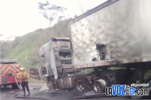 Se incendió una gandola en la AFM