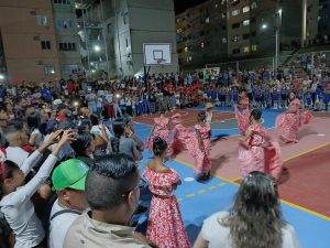 reinauguró una cancha de usos múltiples, "Abraham Falkenhagen", en Ciudad Zamora