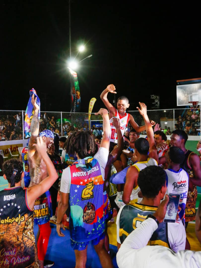 Los Court Kingz visitaron Higuerote durante el 7mo. Tour Mundial de Baloncesto de Calle