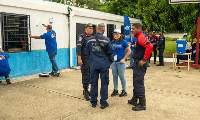 Buen Vecino de EK le da nuevo rostro a la estación de Bomberos de Cúa