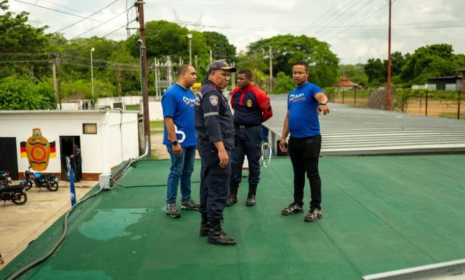 Buen Vecino de EK le da nuevo rostro a la estación de Bomberos de Cúa