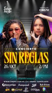 La experiencia "Sin Reglas" llega a Cinepic con el concierto de July & Naoh