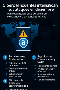 CICPC emite alerta: Ciberdelincuentes intensifican sus ataques en diciembre