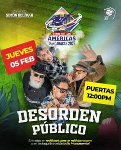 Desorden Público se ha consolidado como la banda de ska más influyente de Venezuela y un referente obligatorio latinoamericano