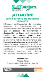 SAT Urdaneta Sistema Sysprim