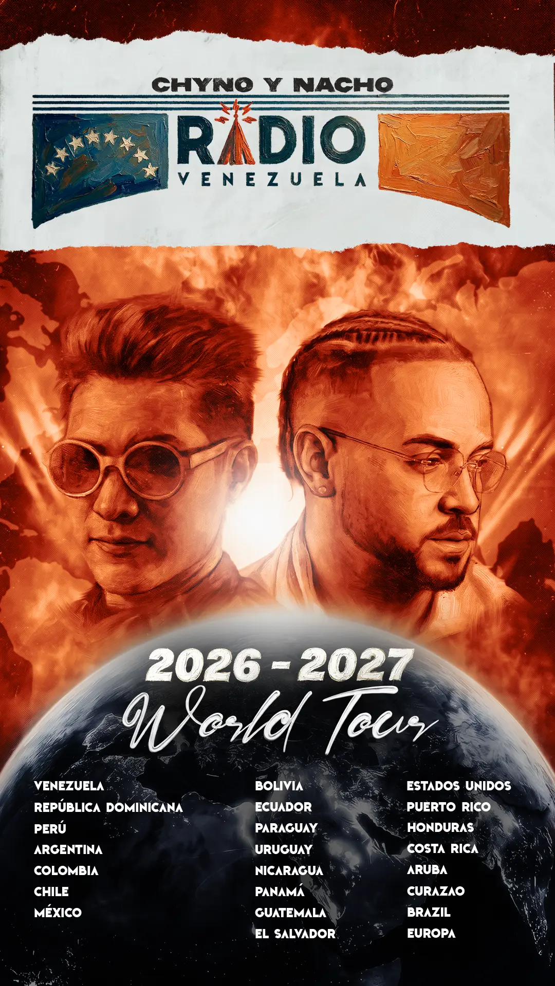 Chino y Nacho Radio Venezuela World Tour