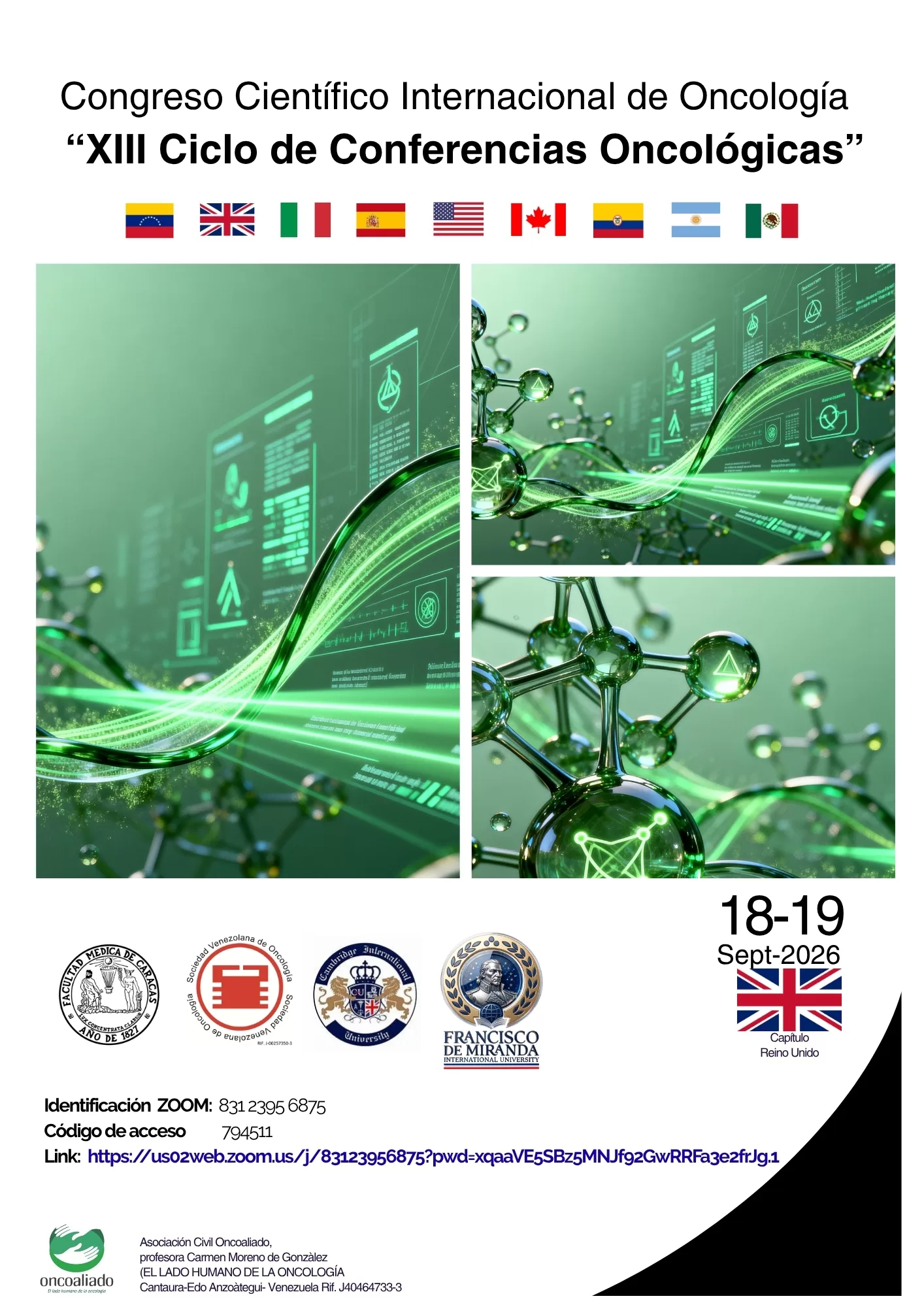 XIII Congreso Científico Internacional de Oncología / XIII Ciclo de Conferencias Oncológicas de Oncoaliado