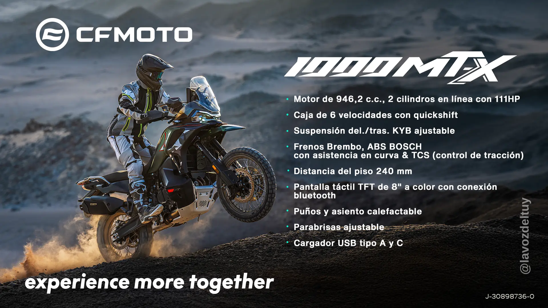 CFMOTO Venezuela rompe esquemas con el lanzamiento de la 1000MT-X como su moto insignia de aventura